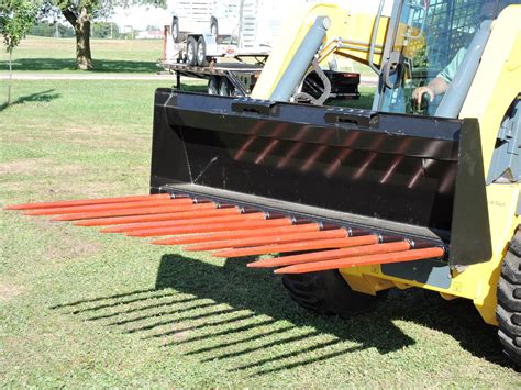 manure forks for skid steer|skid steer manure fork attachment.